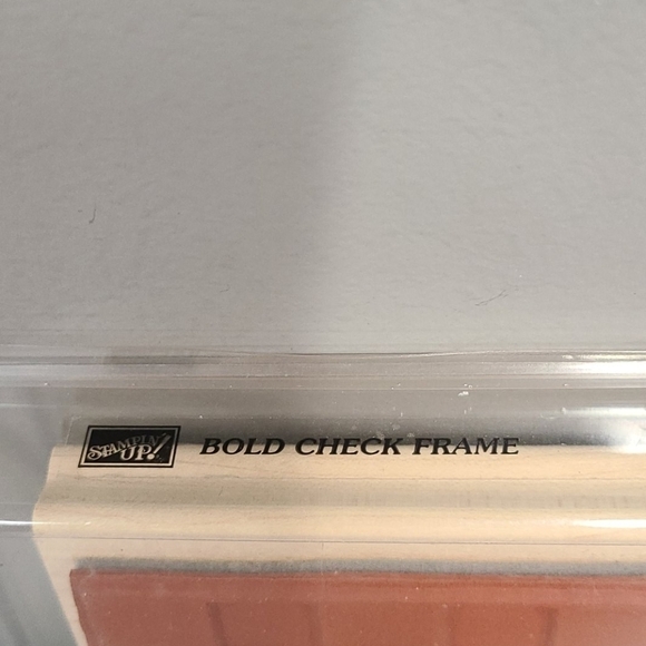 STAMPIN Up Bold Check Frame 6" x 5" Retired - Picture 4 of 5